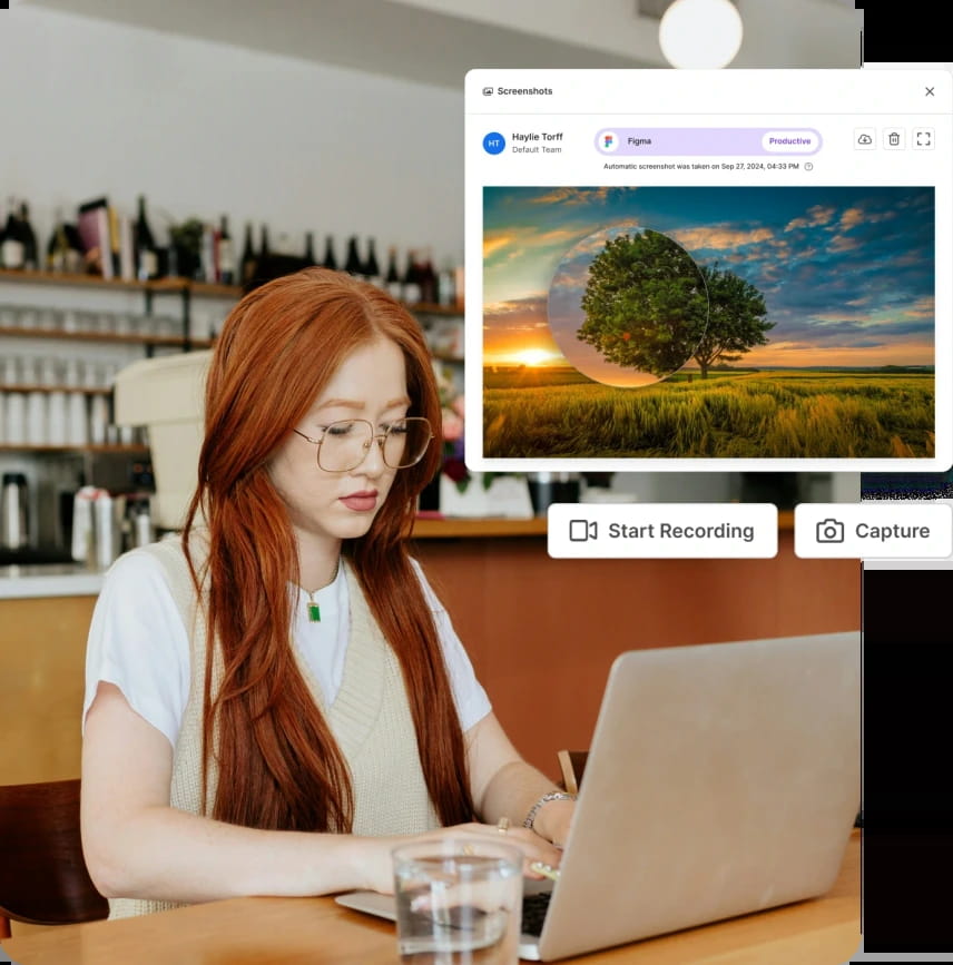 Screenshots with privacy